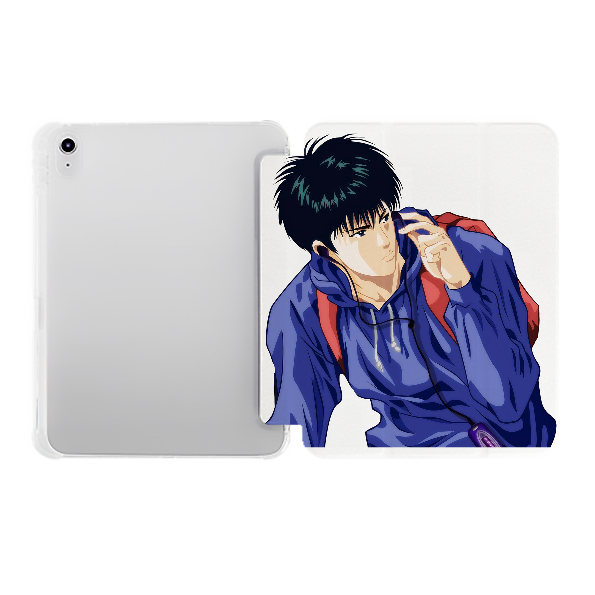 （画像用） SLAM DUNK／スラムダンク IPad ケース ペン収納付き 三つ折りスタンド PUレザー×シリコン 対応機種9.5/10.5/10.9インチ
